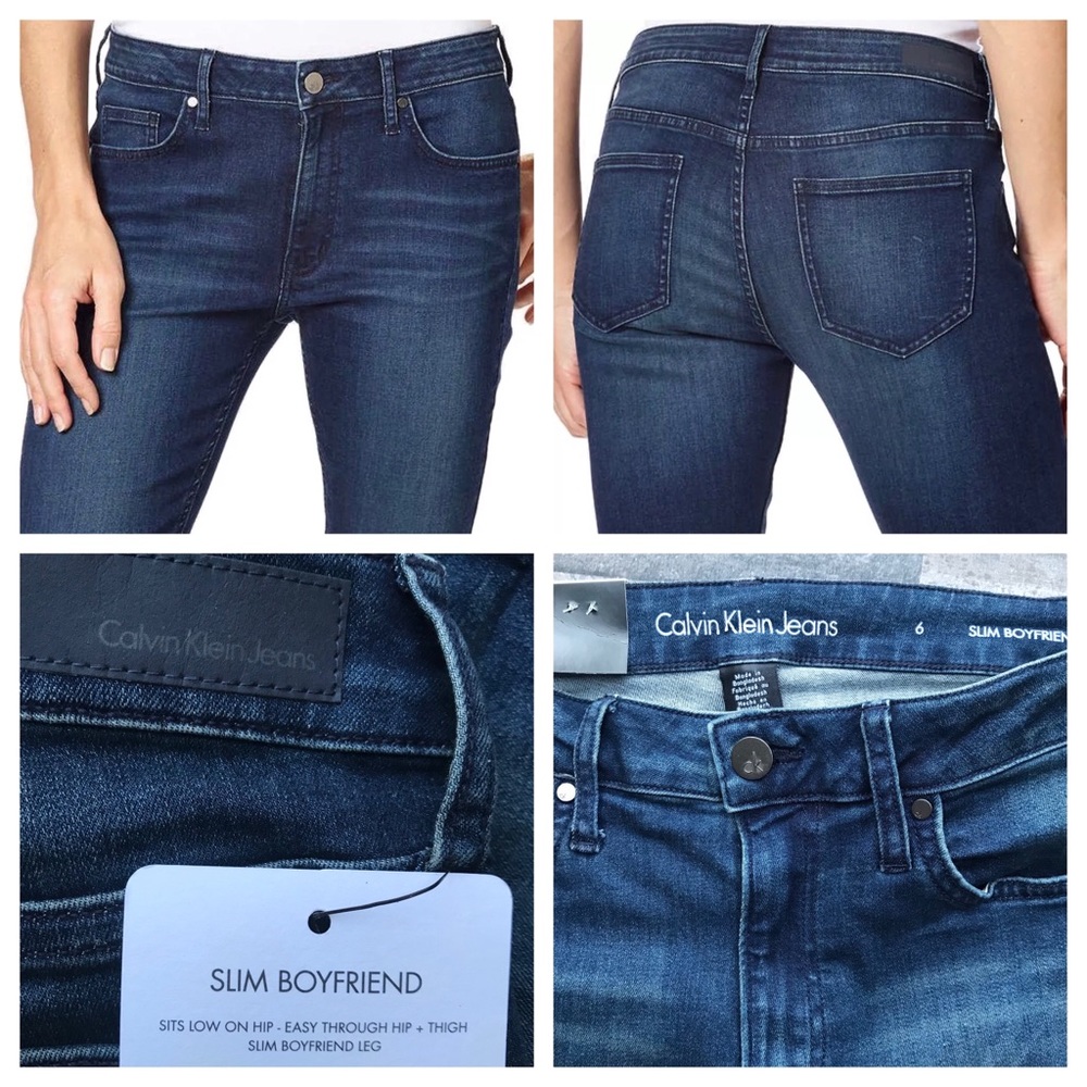 Calvin Klein Slim Boyfriend Jeans Size 6 NWT